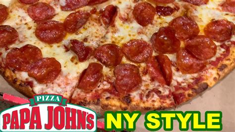 Papa John S Ny Style Pizza Youtube