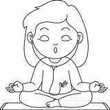 Clipart Meditation Outline Music Meditating Health Clip Relax Cliparts Yoga Kids Search Girl Classroomclipart Results Boy Library Graphics Graphic Members sketch template