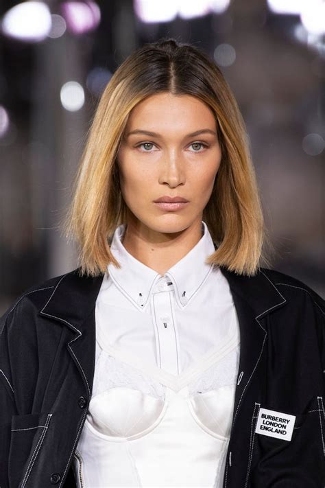 bella hadid s new blonde bob is the ultimate fashion model haircut