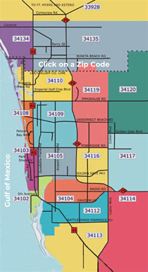 Collier County Zip Code Map — Janet Berry Luxury Home Team