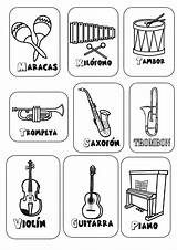 Instrumentos Viento Musicales Percusion Cuerda Instrumento Imagui Intrumentos Sobre Foyer sketch template
