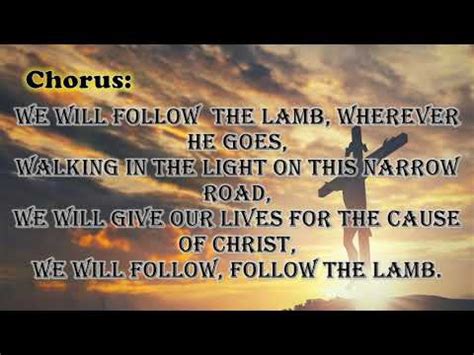 follow  lamb lyrics youtube