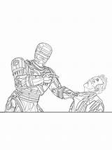 Robocop sketch template