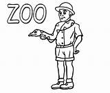 Zoo Keeper Coloring Pages Printable Kids Snake Color Disimpan Dari Zoos Printables Activities sketch template