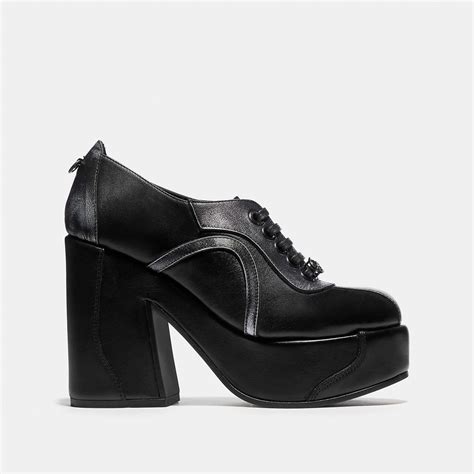 platform oxford oxford platform leather dress shoes high heel pumps
