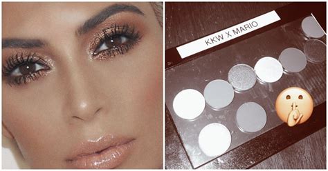kim kardashian previews kkw beauty eyeshadow palette