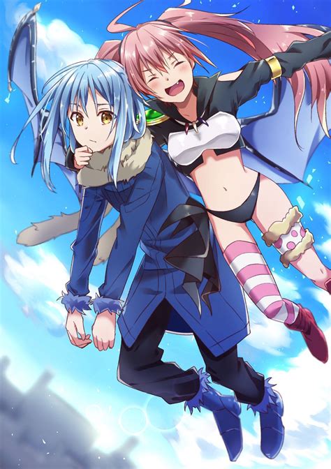 Rimuru Tempest Y Milim Personagens De Anime Menina