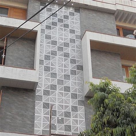 exterior jaali acp front elevation manufacturer  delhi