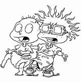 Coloring Rugrats Pages Printable Kids Print sketch template