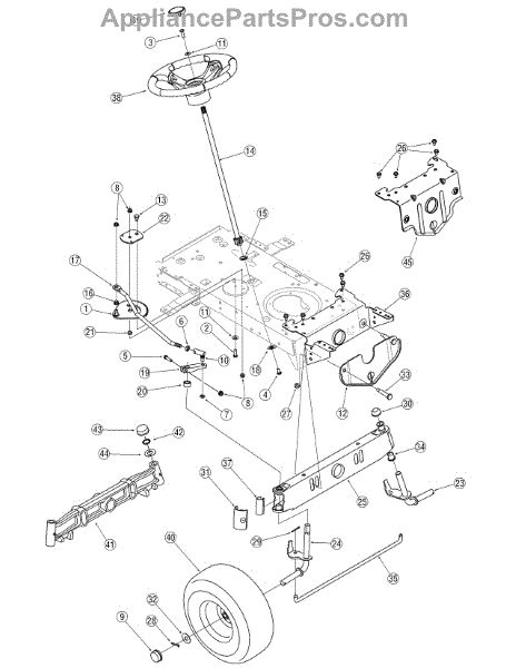 parts  yard machines ang  steering parts appliancepartsproscom