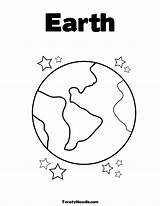 Earth Planet Coloring Pages Kids Drawing Clipart Planets Template Printable Color Easy Small Print Colouring Preschool Getdrawings Saturn Popular Preschoolers sketch template