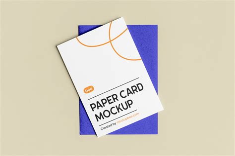 paper card  envelope  mockup  mockup world
