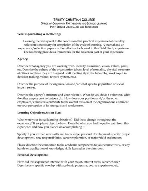 service learning reflection essay telegraph