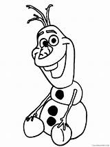 Olaf Coloring4free Frozen sketch template