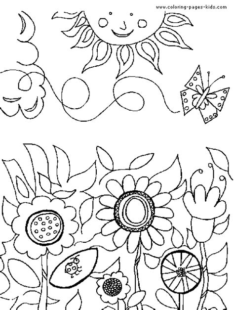garden flowers coloring pages printable wallpaper desktop hd