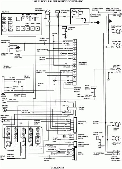 buick lesabre radio wiring diagram