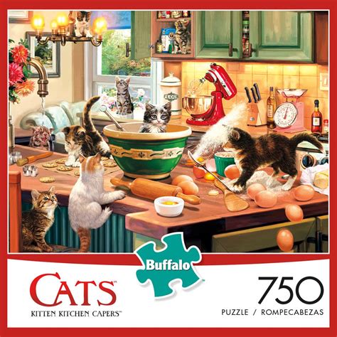 Buffalo Games Cats Kitten Kitchen Capers 750 Piece Jigsaw Puzzle