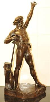 antiques atlas bronze sculpture caractacus  john henry foley