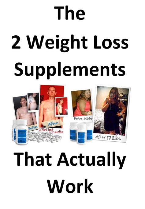 weight loss supplements   work
