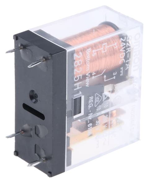 gradc omron omron  dc coil  latching relay spst  switching current pcb mount