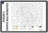 Sumas Restas Colorea Suma Imageneseducativas Fichas Resta Ejercicios Matematicas Mandalas Operaciones Tablas Multiplicar Según sketch template
