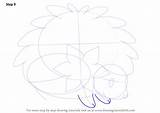 Draw Shaymin Step Pokemon Drawing Arms sketch template