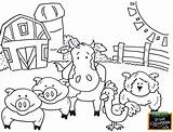 Coloring Farm Animals Printable Pages Kids Teaching Drawing Animal Tools Colouring Sheets Print Agricultural Week Preschool Zoo Books Choose Board sketch template