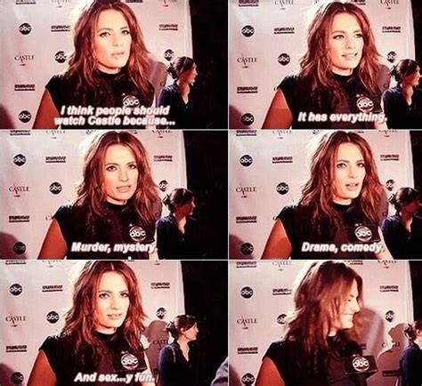 I Agree Watch Castle Castle Tv Shows Stana Katic