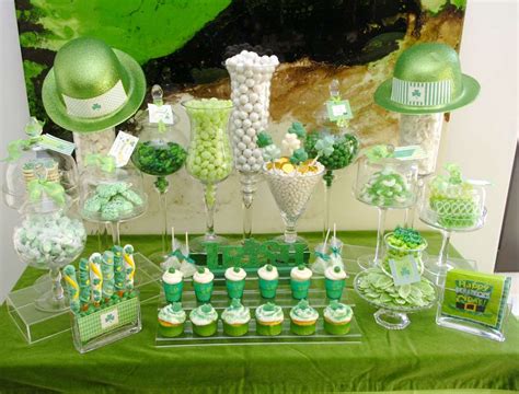 st patrick s day dessert tables buffets