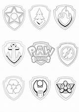 Patrol Paw Patrouille Badges Pat Psi Odznaki Pups Kolorowanka Druku Bajki Kolorowanki Coloring1 Everest Kolory Wydrukowania Gratuit Drukowanka sketch template