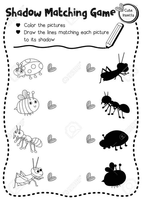 insect worksheets  preschoolers actividades de insectos hojas de trabajo jardin de
