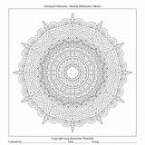 Mandala Meditations sketch template