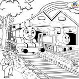 Thomas Drawing Friends Train Rosie Printable Coloring Pages Colouring Kids Railway Scenery Tank Engine Book Drawings Percy Fun Clip Controller sketch template
