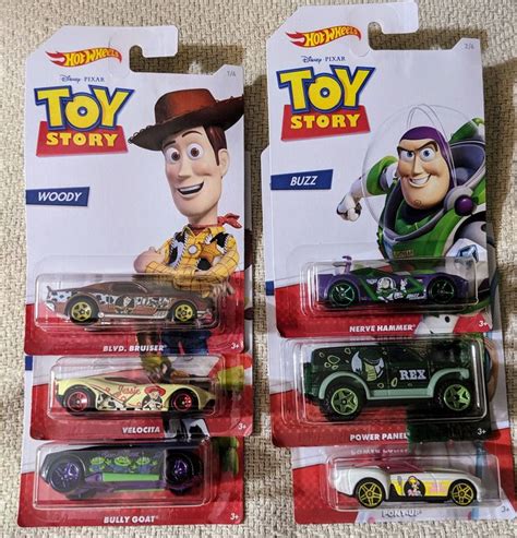 Hot Wheels 2019 Disney Toy Story 4 Complete Set Of 6 With