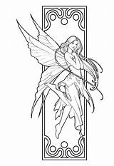 Coloring Pages Fairies Detailed Fairy Getcolorings Print sketch template