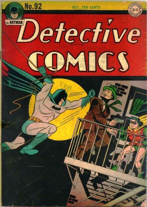 Detective Comics Vol 1 92 Dc Comics Database