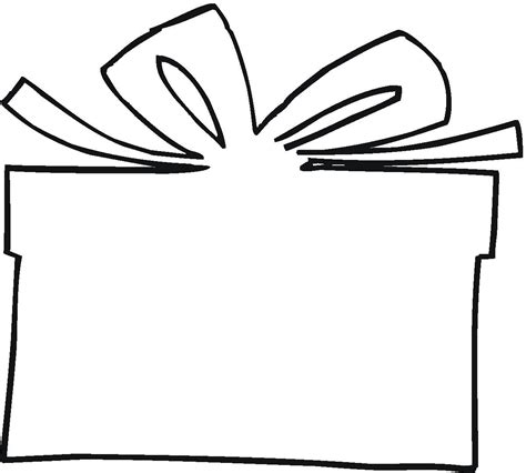 gift tag outline clipart