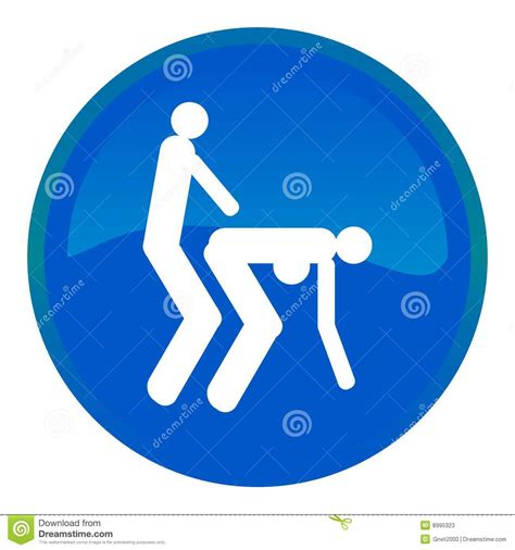 Sex Web Button Stock Vector Illustration Of
