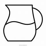 Jarra Agua Bicchiere Disegni Brocca Jug Ultracoloringpages sketch template