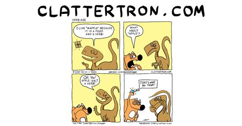 comic verbiage clattertroncom