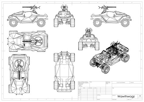 warthog blueprints halo costume  prop maker community