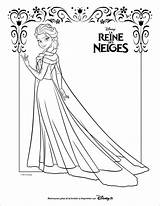 Reine Neiges Elsa Coloriage Imprimer Colorier Coloriages sketch template