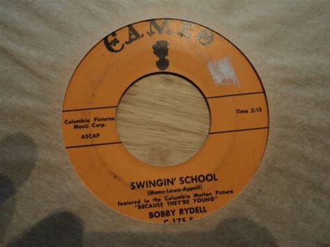 Bobby Rydell Swinging School Ding A Ling Us Pressing Rare Vg