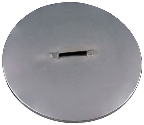 stainless steel lid   gallon open  stainless steel drum ultrasource food equipment