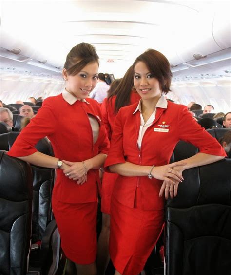 red hot sexy stewardess in air asia ~ world stewardess crews