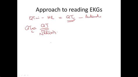qt interval part  reading ekgs video  youtube