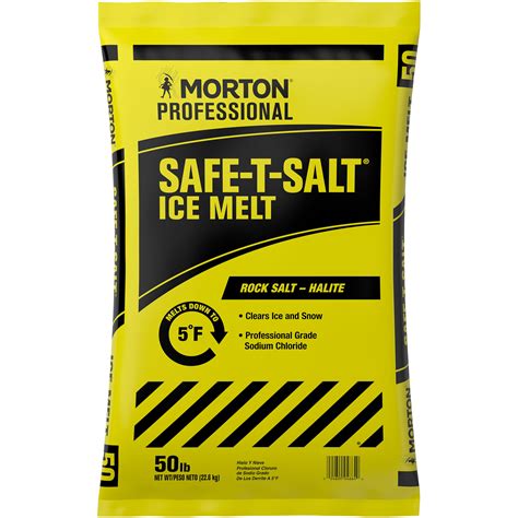 morton professional safe  salt ice melt  lb bag walmartcom