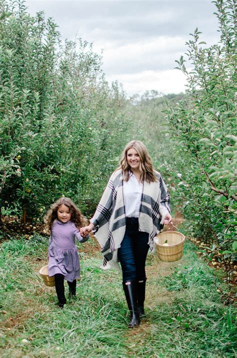 family apple picking  lauren