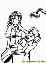 Dentist Drawing Woman Color Getdrawings sketch template