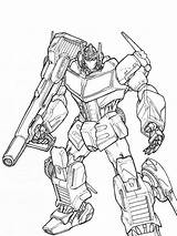 Optimus Prime Coloring Pages Transformers Boys Print Recommended sketch template